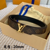 L*ouis V*uitton  Belts Top Quality 20MM