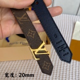 L*ouis V*uitton  Belts Top Quality 20MM