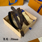 L*ouis V*uitton  Belts Top Quality 20MM