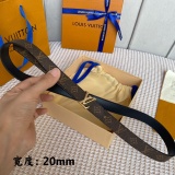L*ouis V*uitton  Belts Top Quality 20MM