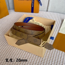 L*ouis V*uitton  Belts Top Quality 20MM