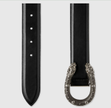 G*ucci  Belts Top Quality 34MM