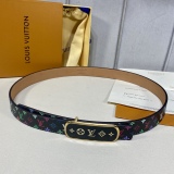L*ouis V*uitton  Belts Top Quality 25MM