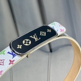 L*ouis V*uitton  Belts Top Quality 25MM