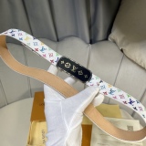 L*ouis V*uitton  Belts Top Quality 25MM