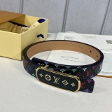 L*ouis V*uitton  Belts Top Quality 25MM
