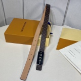 L*ouis V*uitton  Belts Top Quality 25MM