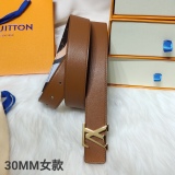 L*ouis V*uitton Belts Top Quality  30MM