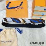 L*ouis V*uitton Belts Top Quality  40MM