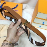 L*ouis V*uitton Belts Top Quality  30MM