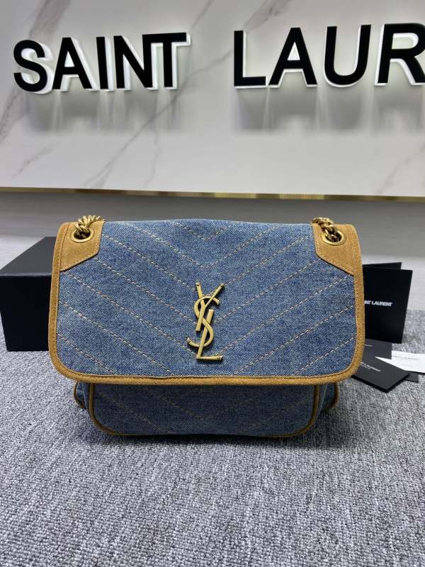 Y*SL Top Bag   28*22*9cm