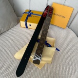 L*ouis V*uitton  Belts Top Quality  40MM