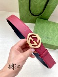 G*ucci  Belts Top Quality  38MM