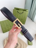 G*ucci  Belts Top Quality  35MM