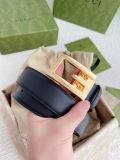G*ucci  Belts Top Quality  35MM