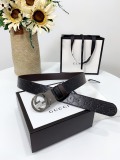 G*ucci  Belts Top Quality  37MM