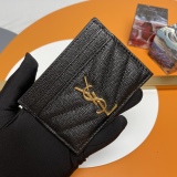 Y*SL Wallets Top Quality  10*7.5*0.5CM