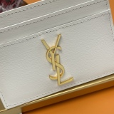 Y*SL Wallets Top Quality  10*7.5*0.5CM