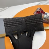 Y*SL Wallets Top Quality 11*9.5*2.5CM