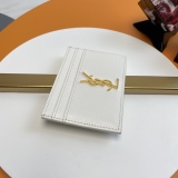 Y*SL Wallets Top Quality  10*7.5*0.5CM