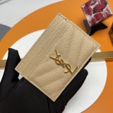 Y*SL Wallets Top Quality  10*7.5*0.5CM