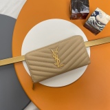 Y*SL Wallets Top Quality  19*9 CM