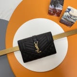 Y*SL Wallets Top Quality  13.5*9.5*3 CM