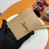 Y*SL Wallets Top Quality  10*7.5*0.5CM