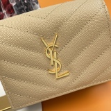 Y*SL Wallets Top Quality  11*8.5*3CM