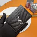Y*SL Wallets Top Quality  10*7.5*0.5CM