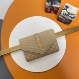 Y*SL Wallets Top Quality  13.5*9.5*3 CM