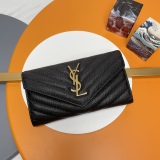 Y*SL Wallets Top Quality  19*11*3CM