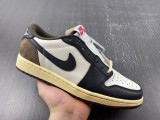 T*ravis S*cott  x Air Jordan 1  Low OG SP CQ4277-105