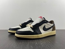 T*ravis S*cott  x Air Jordan 1  Low OG SP CQ4277-105