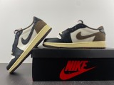 T*ravis S*cott  x Air Jordan 1  Low OG SP CQ4277-105