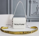O*ff W*hite Bag Top Quality 18×16×9CM