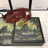 G*ucci  Belts Top Quality 34MM