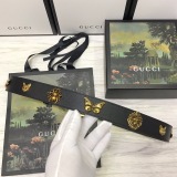 G*ucci  Belts Top Quality 34MM