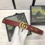 G*ucci  Belts Top Quality 34MM