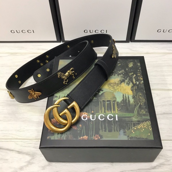 G*ucci  Belts Top Quality 34MM