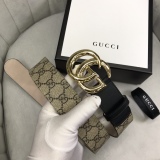 G*ucci  Belts Top Quality  38MM