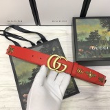 G*ucci  Belts Top Quality 34MM