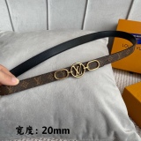 L*ouis V*uitton Belts Top Quality 20MM
