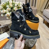 Women L*ouis V*uitton Top Sneakers