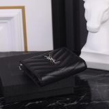 Y*SL Wallets Top Quality  10*8*2CM