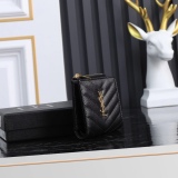 Y*SL Wallets Top Quality  10*8*2CM