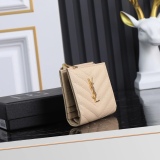 Y*SL Wallets Top Quality  10*8*2CM