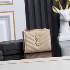 Y*SL Wallets Top Quality  10*8*2CM