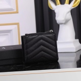 Y*SL Wallets Top Quality  10*8*2CM