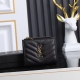 Y*SL Wallets Top Quality  10*8*2CM